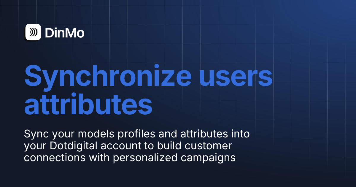 Synchronize users attributes | DinMo Documentation